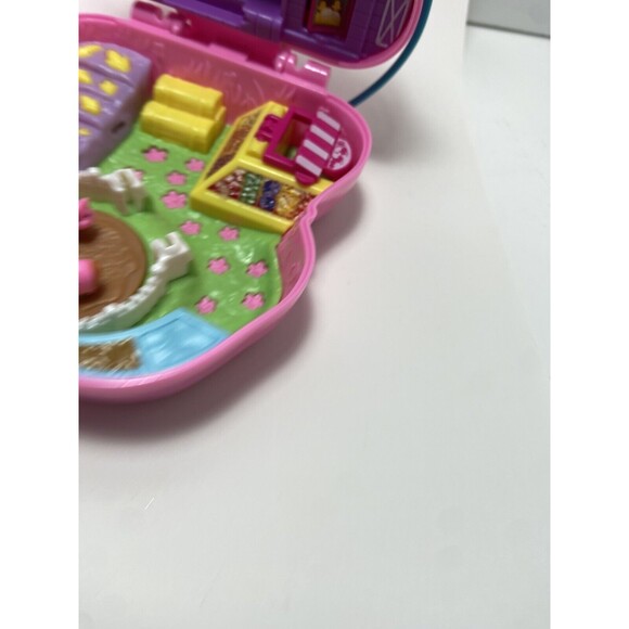 Polly Pocket Pink Pig and Purple Elephant Adventure Compacts Lot no Figures - Picture 9 of 9